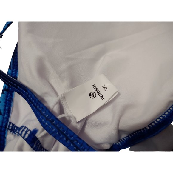 Womens Palm Print Ruffle Top Strappy Bikini with High waisted Bottom - XXL - NWT - Picture 7 of 9